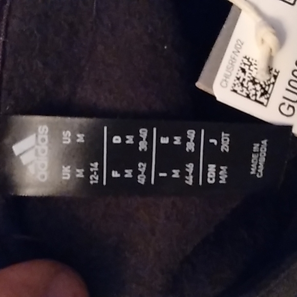 NWT Adidas size M hooded sweatshirt - Picture 4 of 7